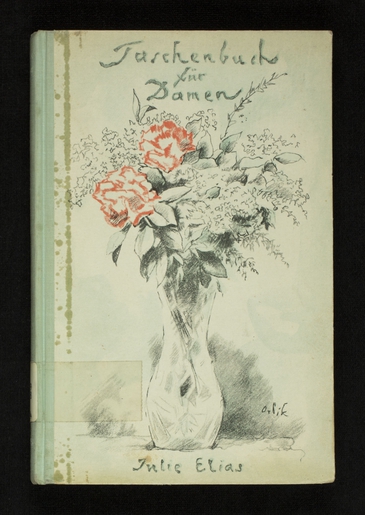 The cover of Julie Elias's Taschebuch der Damen with illustrations from Emil Orlik