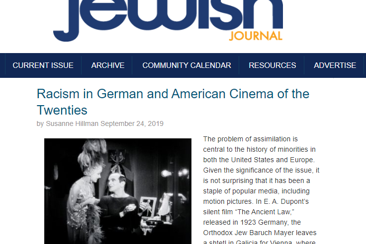 San Diego Jewish Journal Article on LBI Event