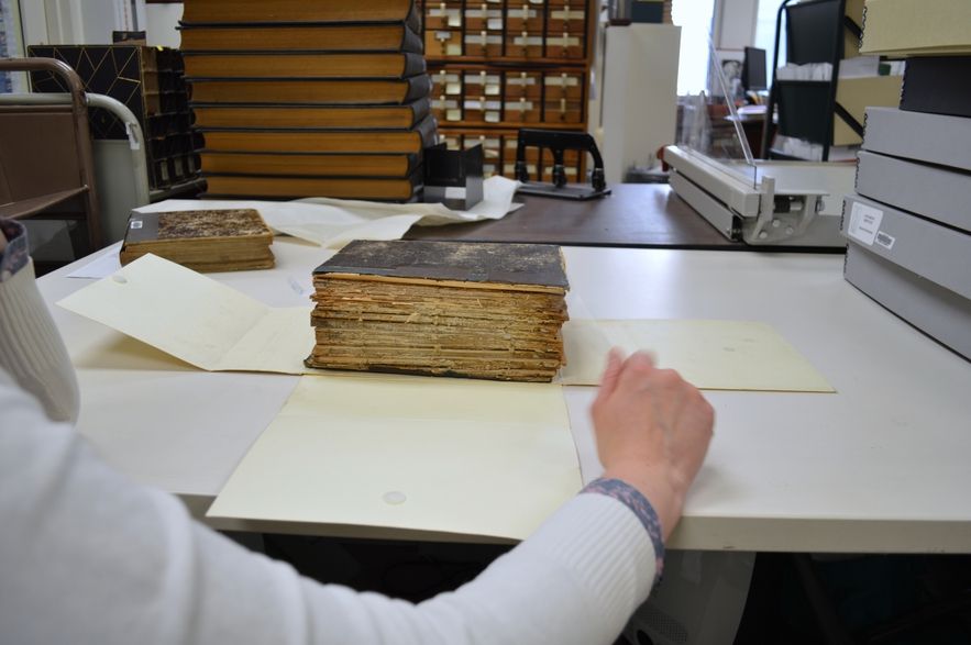 Periodical bound too thick for digitization