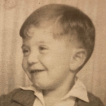 Jackie Gerlich as a young boy