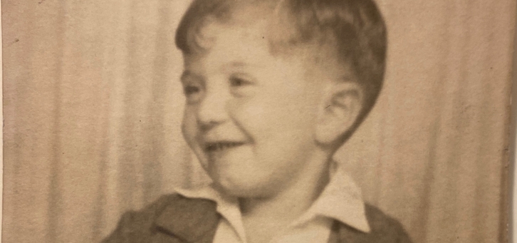 Jackie Gerlich as a young boy