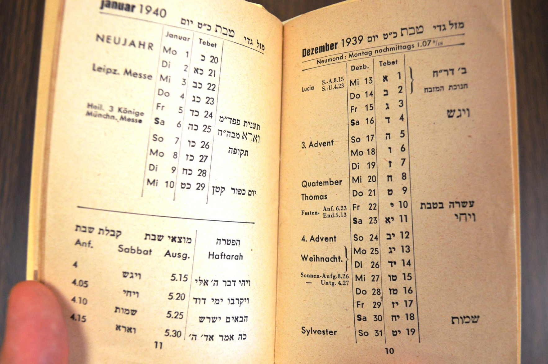 The Jewish Liturgical Year Calendars in LBI Collections Leo Baeck