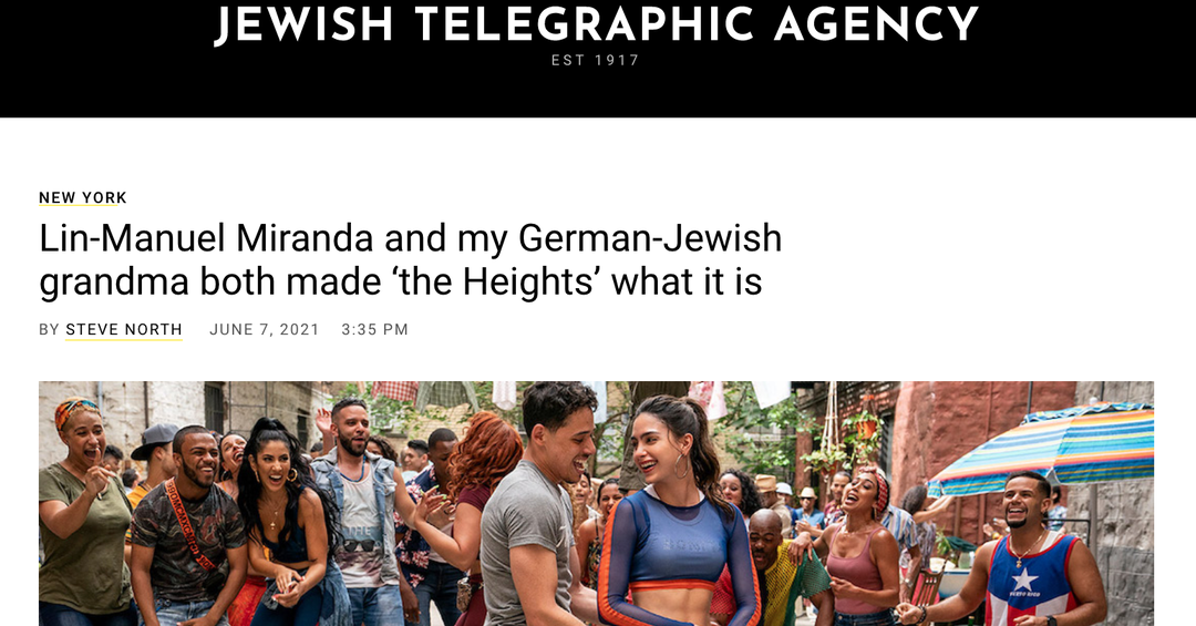 Jewish Telegraphic Agency On Washington Heights Leo Baeck Institute