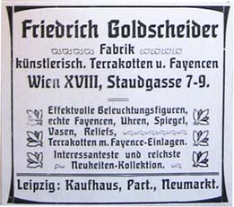 Goldscheider Advertisement