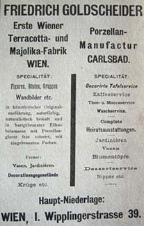 Goldscheider Advertisement