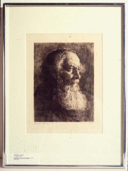 Portrait of an old man 